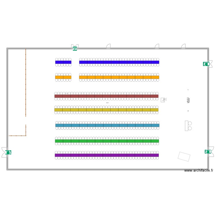 Loto CCS. Plan de 1 pièce et 960 m2