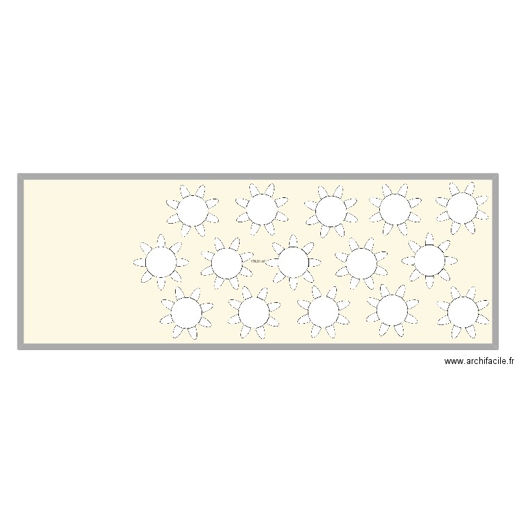 PLAN SALLE DE RECEPTION. Plan de 1 pièce et 180 m2