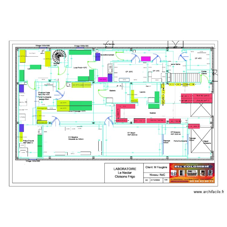 amenagement 06 05 24 rdc v4. Plan de 0 pièce et 0 m2