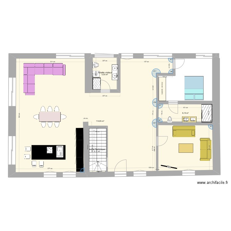 Maison Ecuelles Version 12022025. Plan de 4 pièces et 139 m2