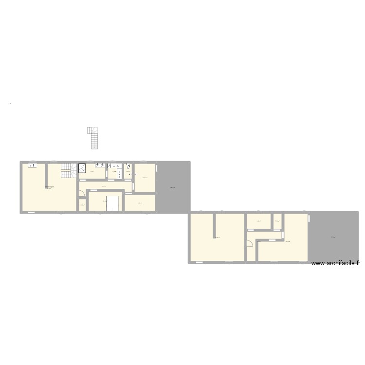 Manon Lemiale. Plan de 16 pièces et 248 m2