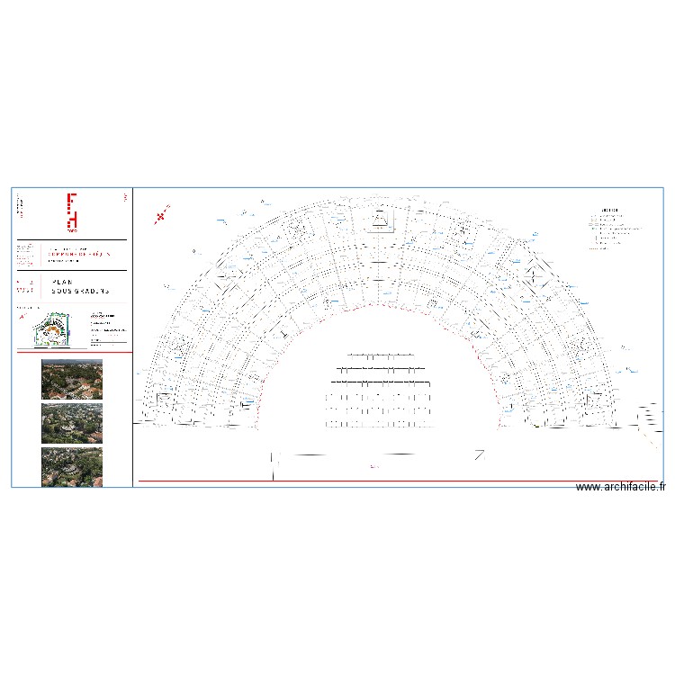 theatre romain . Plan de 0 pièce et 0 m2