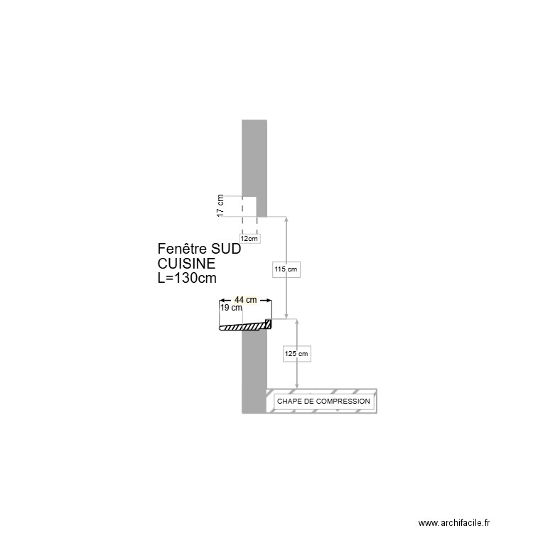 COUPE OF CUISINE SUD. Plan de 0 pièce et 0 m2