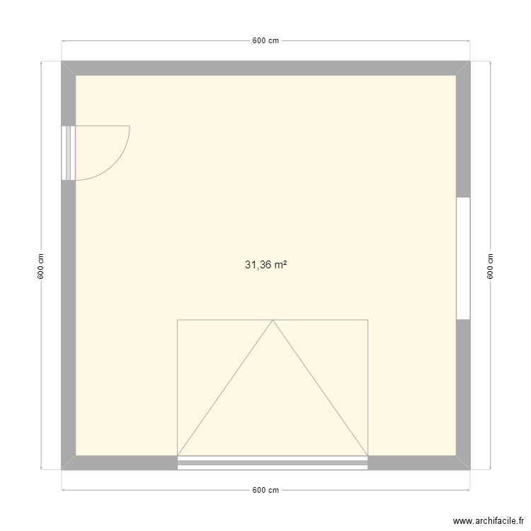 GARAGE 01. Plan de 1 pièce et 31 m2