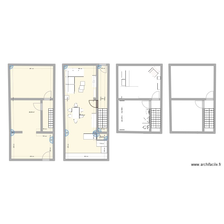 Maison Camille 2. Plan de 3 pièces et 95 m2