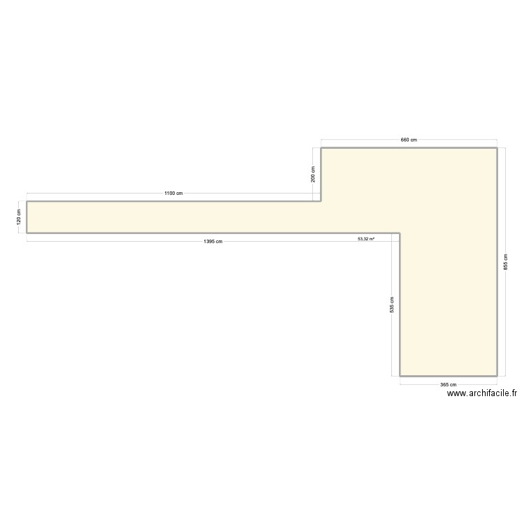 Urban-1. Plan de 1 pièce et 53 m2