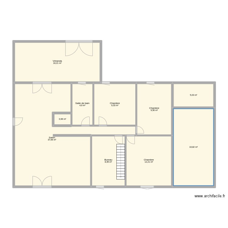 maison_rfc_3. Plan de 10 pièces et 123 m2