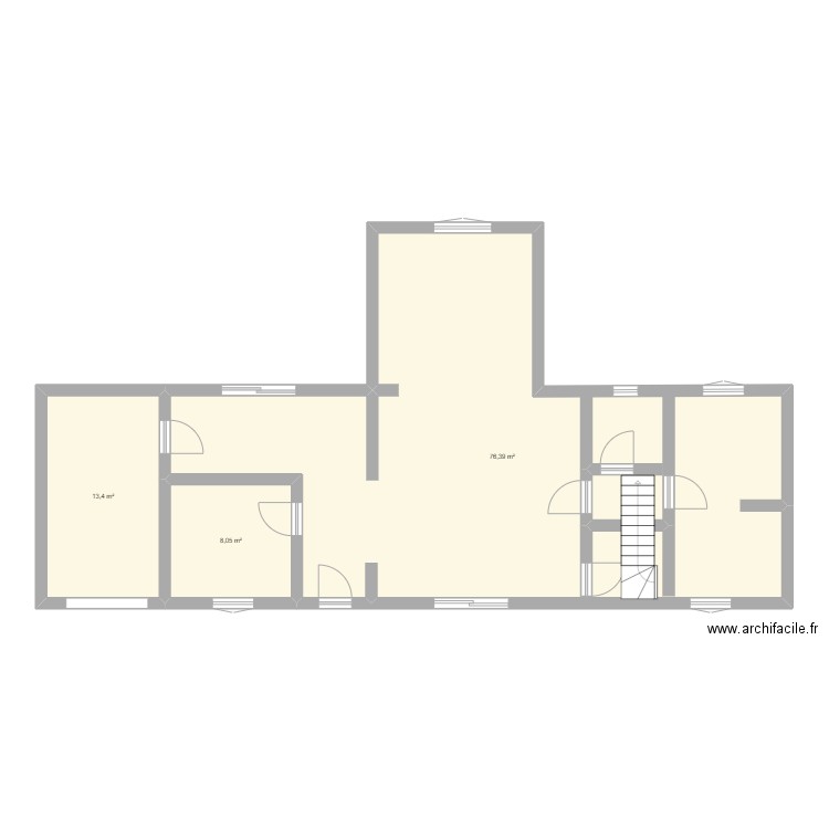 rdc maison. Plan de 0 pièce et 0 m2