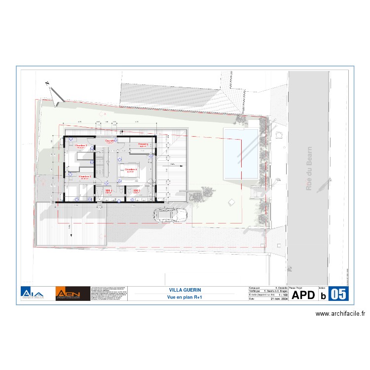 VILLA R*1. Plan de 0 pièce et 0 m2