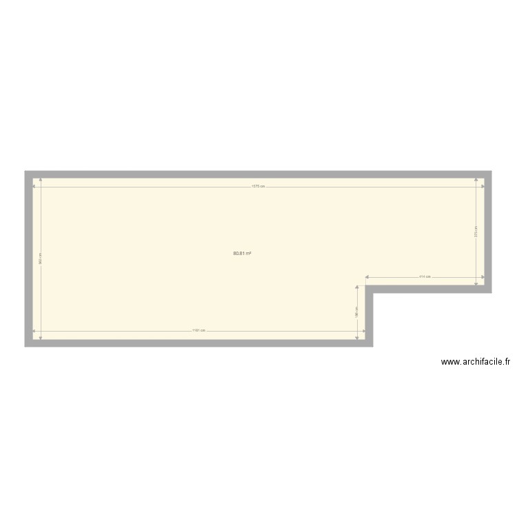 PLAN MAISON . Plan de 1 pièce et 81 m2