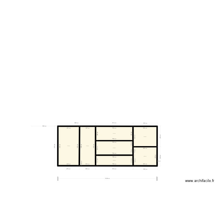 New 1101 fondation 2. Plan de 7 pièces et 170 m2