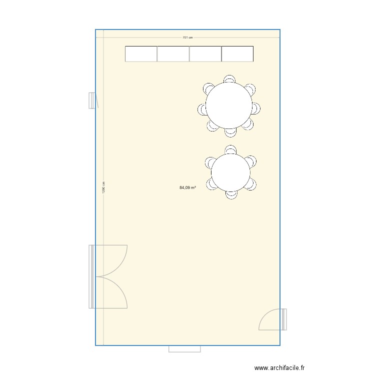 Plan table mariage2. Plan de 1 pièce et 84 m2