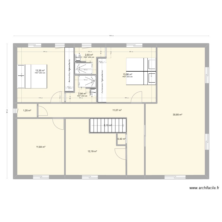 perols lory 2 11111. Plan de 11 pièces et 103 m2