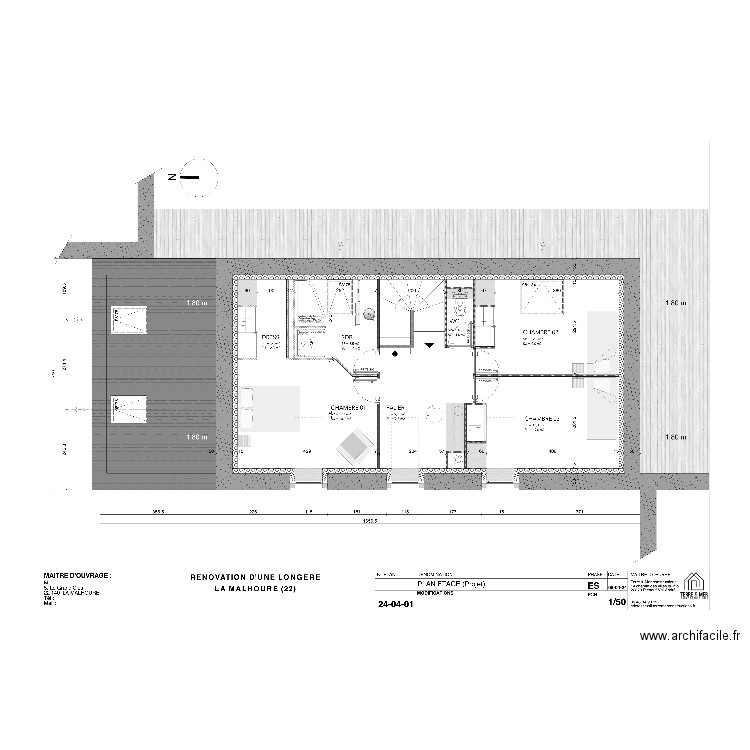 SOULABAIL R+1. Plan de 0 pièce et 0 m2