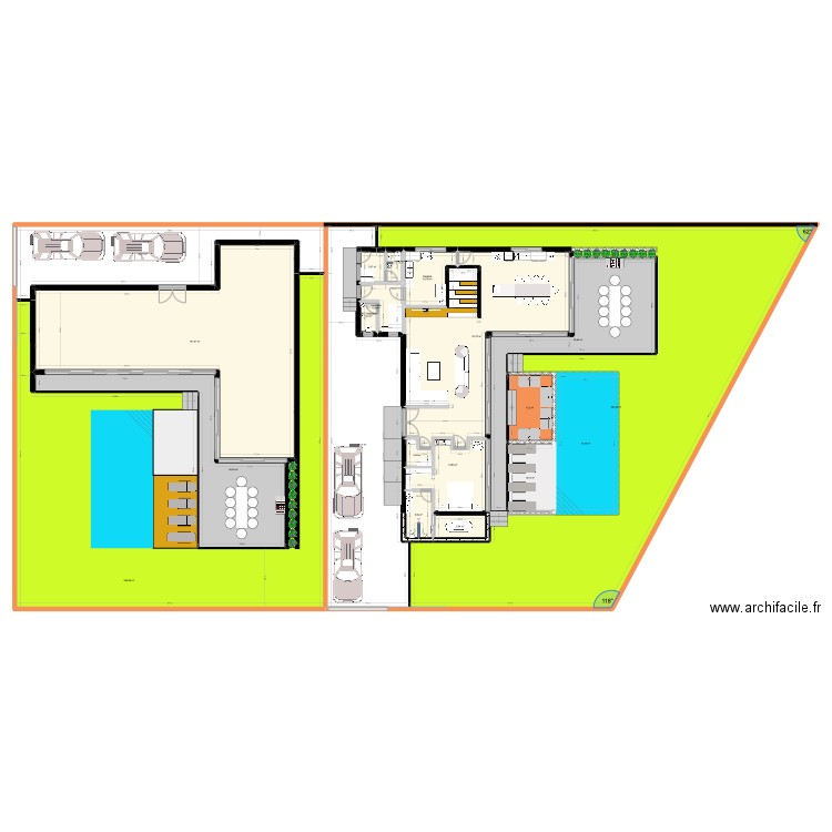 ALTEA REVUE PAR PMOUSSA VERSION CM 5. Plan de 30 pièces et 1363 m2