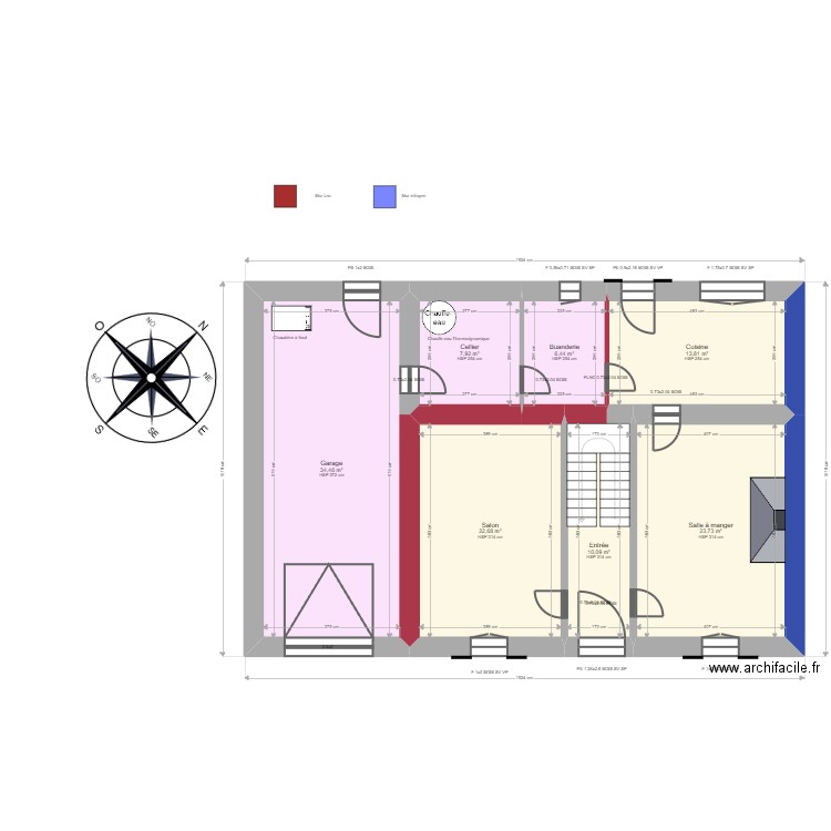 ML24012153 de la Tousche. Plan de 17 pièces et 238 m2