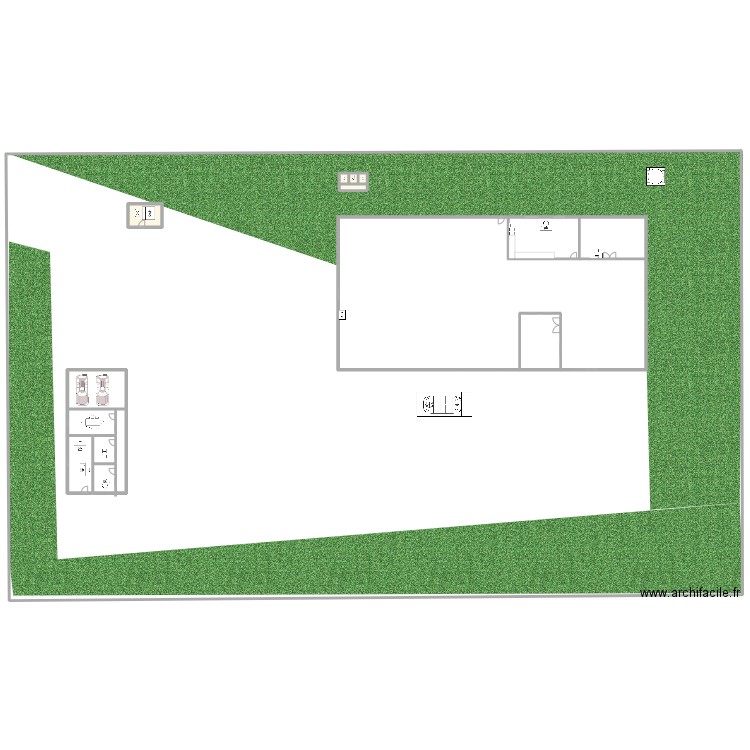 Jean-Louis François VONTHRON. Plan de 13 pièces et 1415 m2