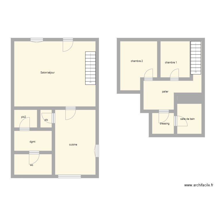 0432. Plan de 12 pièces et 97 m2