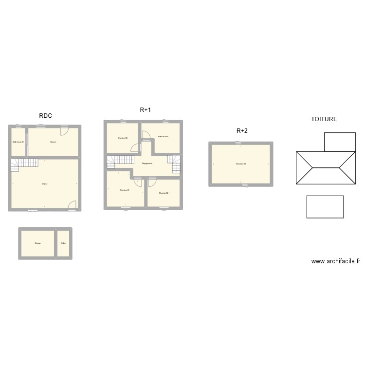 350602138. Plan de 11 pièces et 155 m2