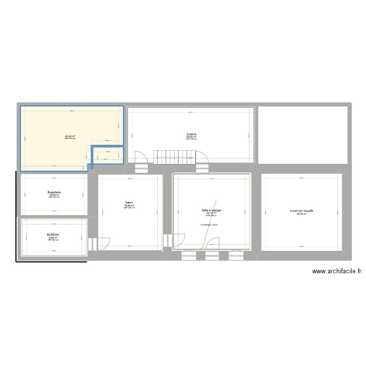 Maison du bonheur 2. Plan de 14 pièces et 268 m2