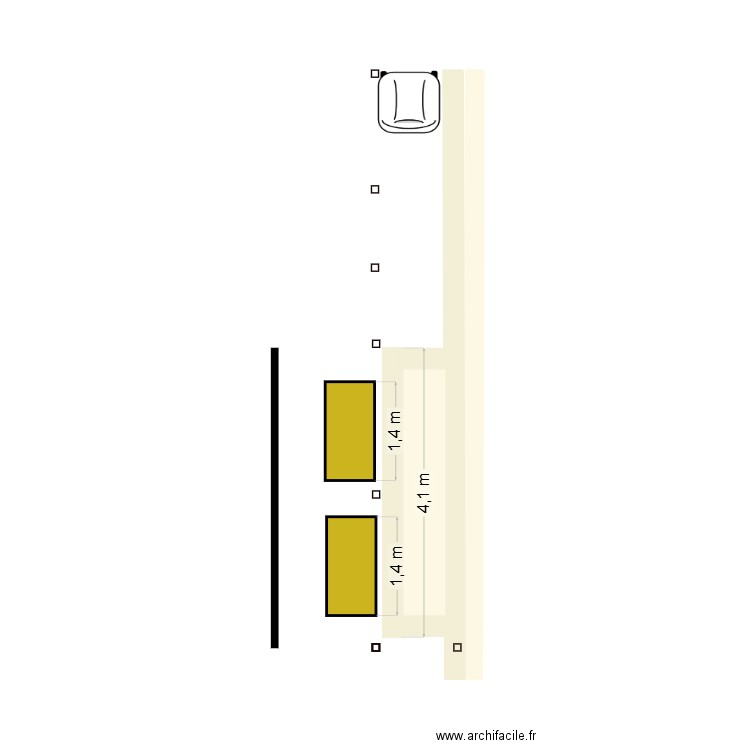 jardin. Plan de 0 pièce et 0 m2