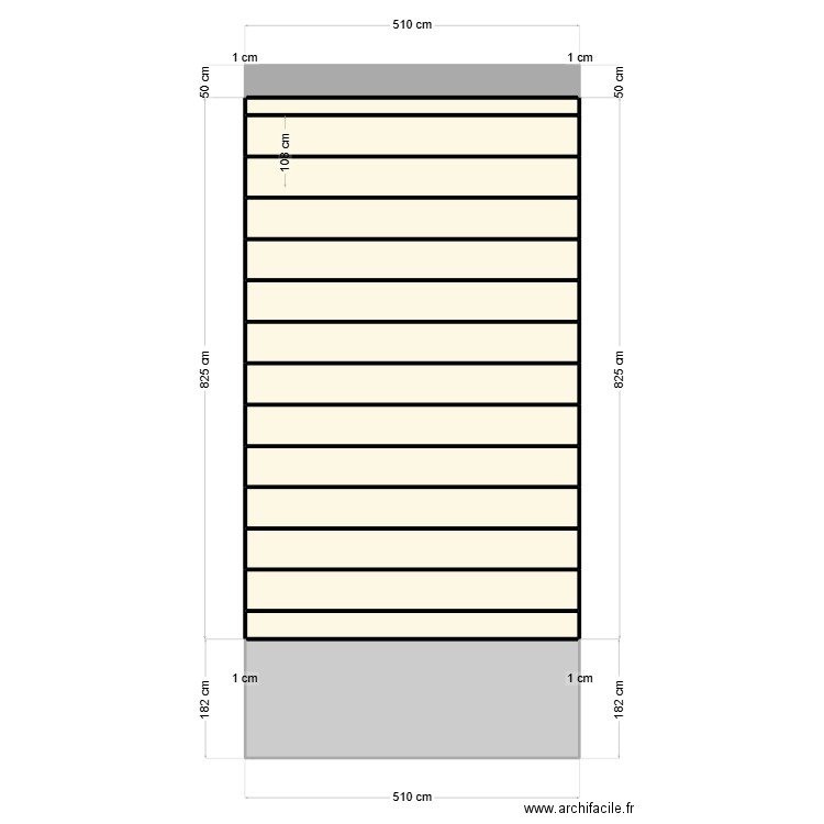 PLAN TOIT 2. Plan de 16 pièces et 51 m2