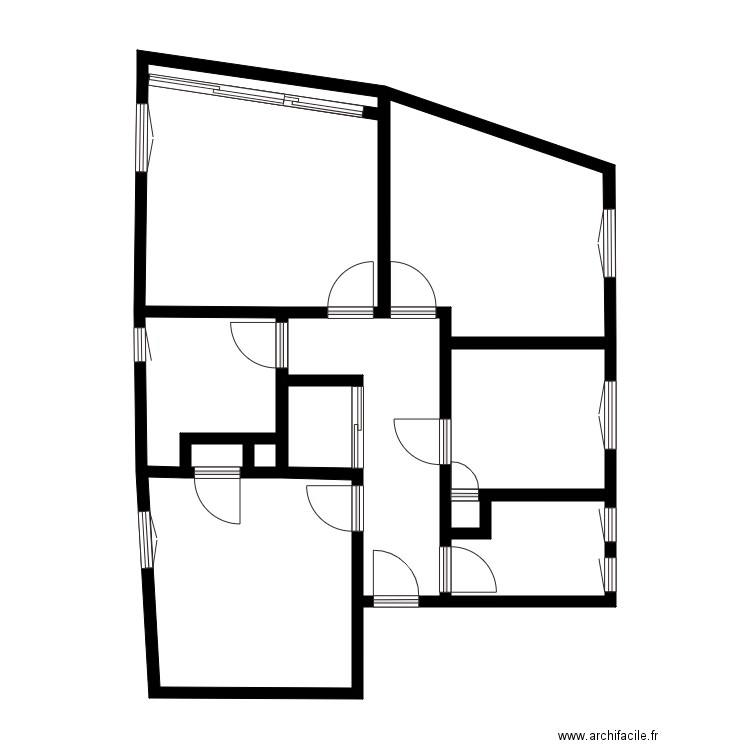 LAFROGNE ST DIZ. Plan de 12 pièces et 67 m2