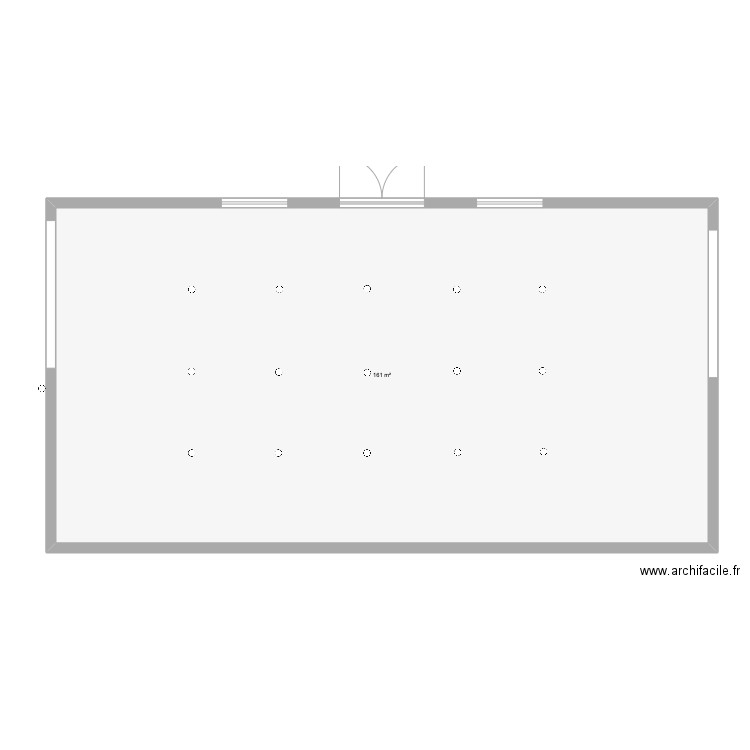 FABRICA 01. Plan de 1 pièce et 161 m2