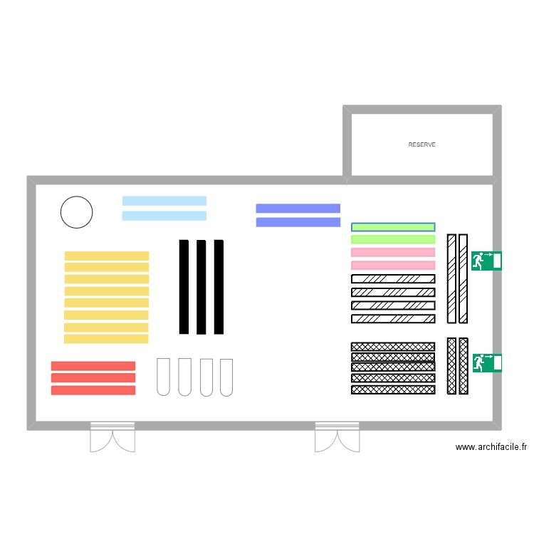 PLAN DE MASSE RUN MARKET. Plan de 0 pièce et 0 m2