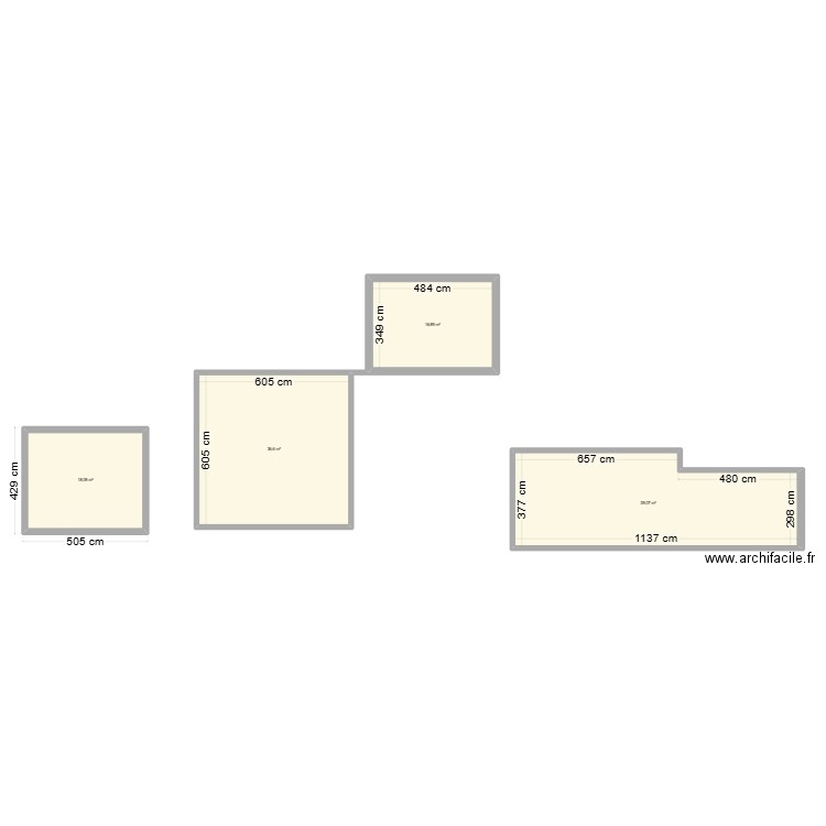 Oléron bis. Plan de 4 pièces et 111 m2