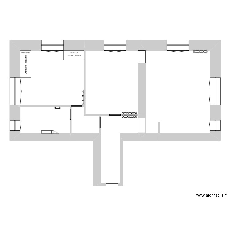 ROSENDAL3. Plan de 5 pièces et 74 m2