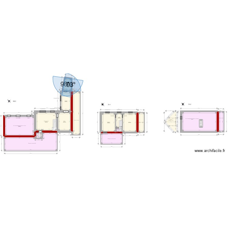 ML24012305 DUBURQUE. Plan de 17 pièces et 267 m2