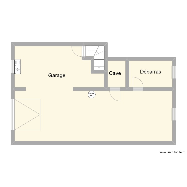 renaud sssol. Plan de 4 pièces et 81 m2