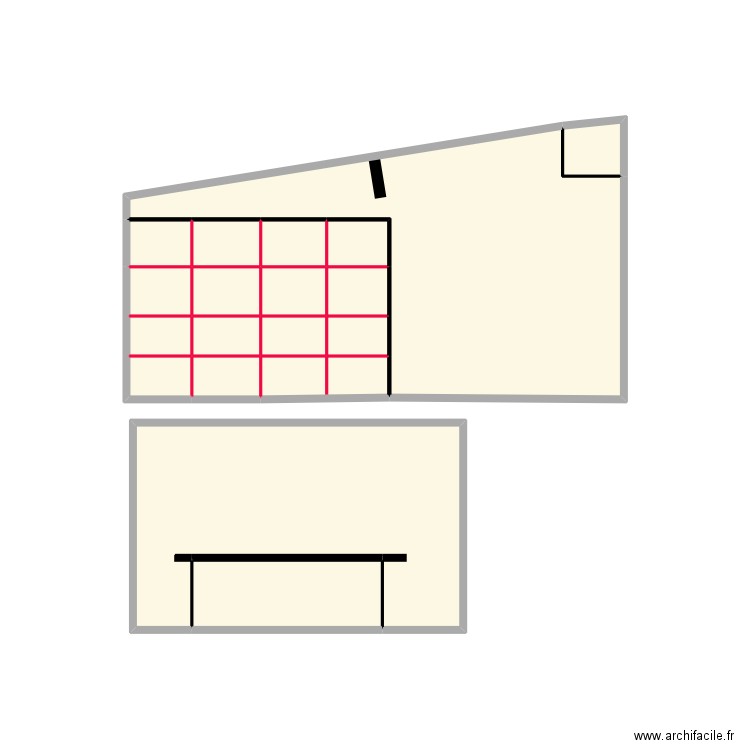 GARAGE JARDIN 5. Plan de 19 pièces et 12 m2