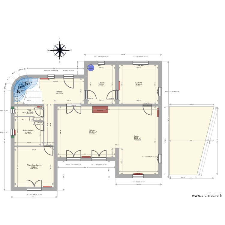 ML24017271 - DURAND Damien. Plan de 4 pièces et 113 m2