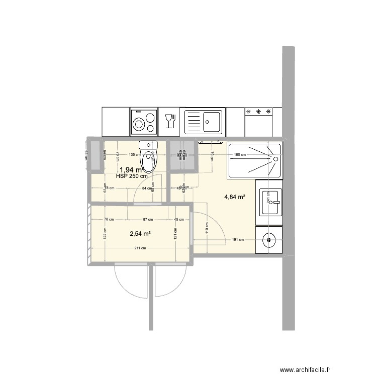 MARIE AG 3. Plan de 5 pièces et 10 m2