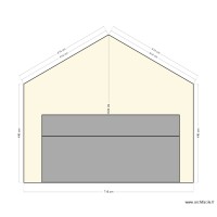 Plan façade exposé Nord-Ouest