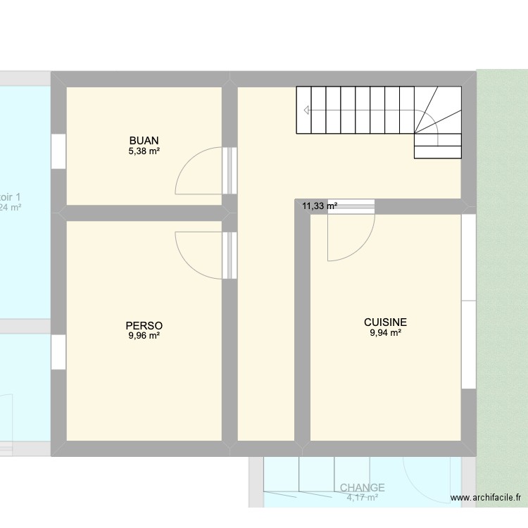 plan maxime. Plan de 10 pièces et 126 m2