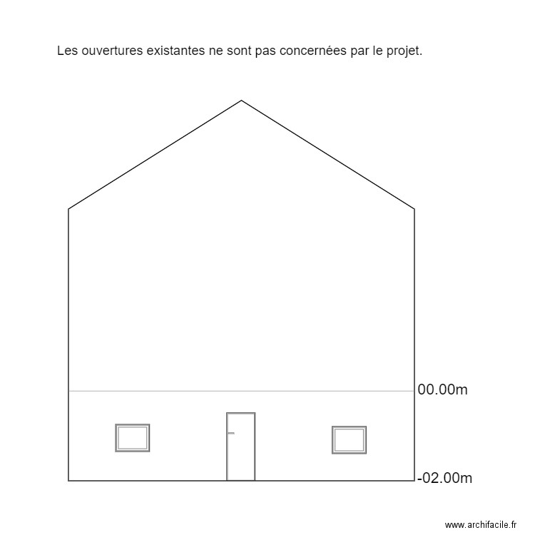 DP 4 Plan de Façade_Avant . Plan de 0 pièce et 0 m2