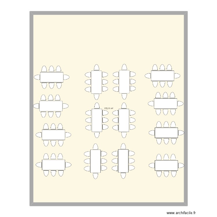 CANTINE BOULT. Plan de 1 pièce et 172 m2