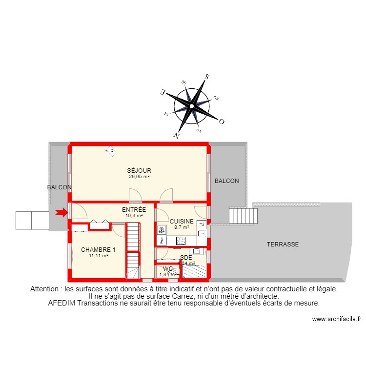 BI 16594 - . Plan de 27 pièces et 273 m2