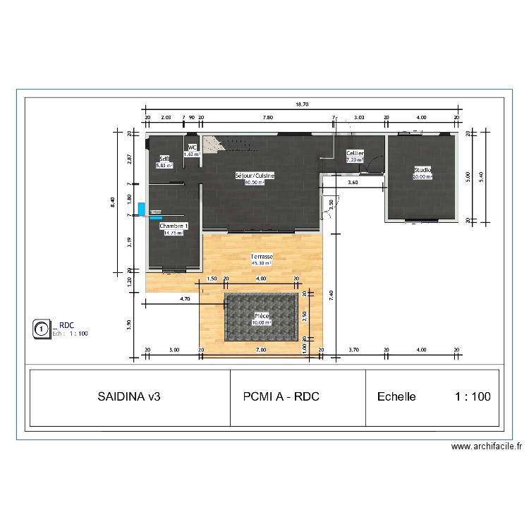 Saidina . Plan de 0 pièce et 0 m2