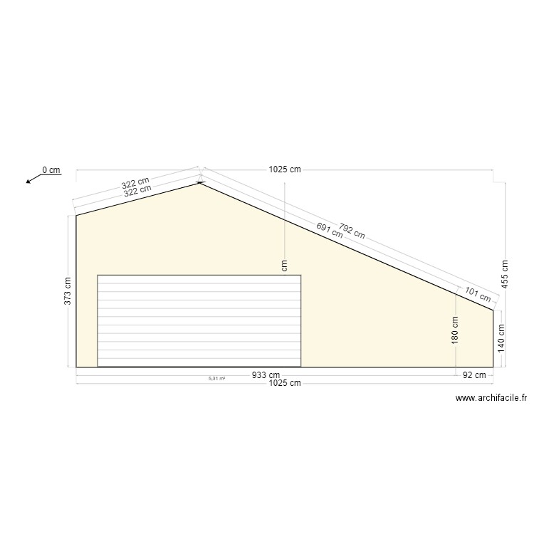 facade _ nord. Plan de 0 pièce et 0 m2