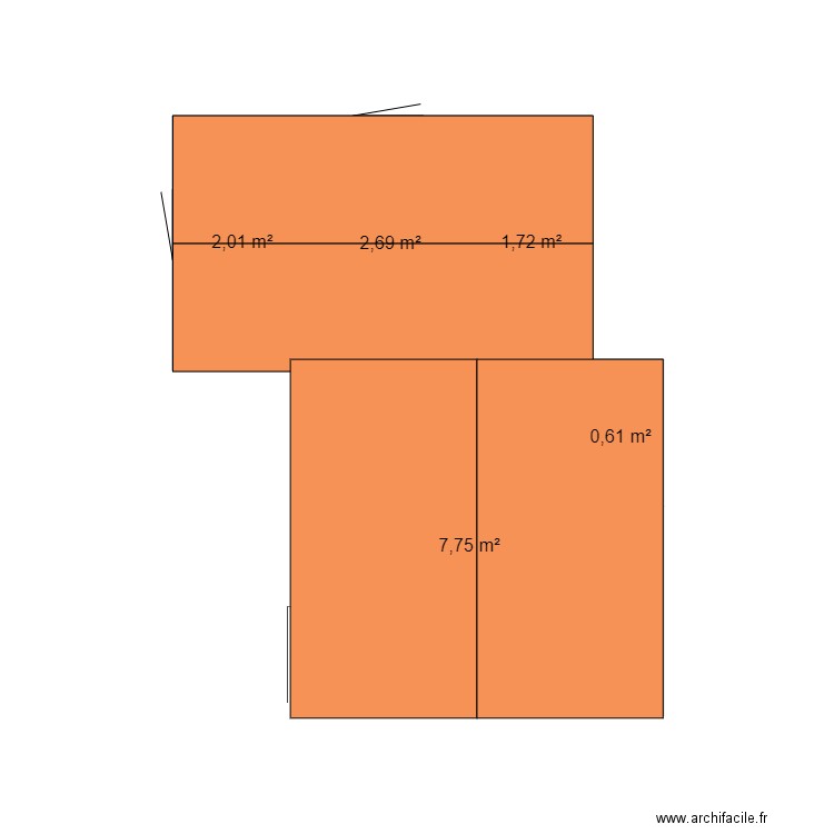 Rénauvation. Plan de 5 pièces et 15 m2