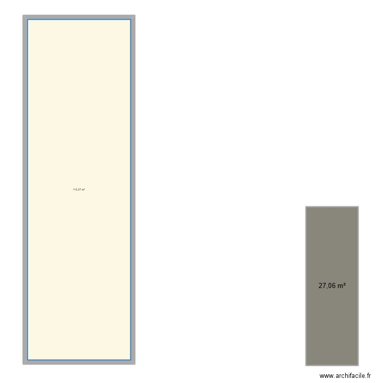 pc02 sauvagnat. Plan de 2 pièces et 142 m2