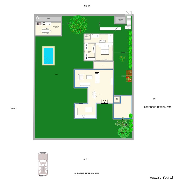 VILLA suite parentale Beya . Plan de 11 pièces et 677 m2