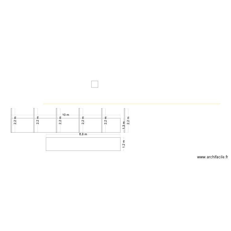 Palissade. Plan de 0 pièce et 0 m2