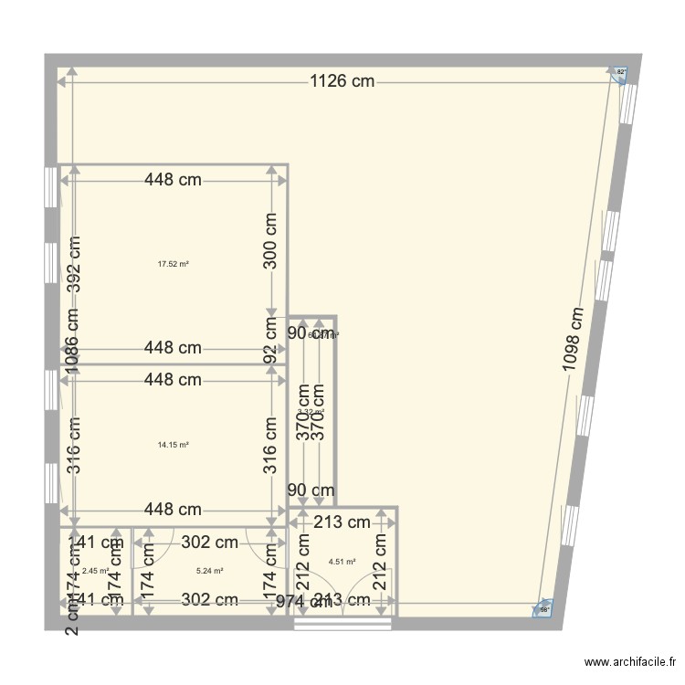 Sirius 2. Plan de 7 pièces et 161 m2