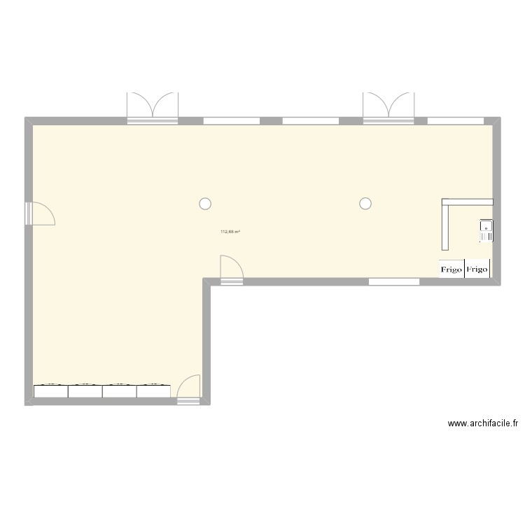 domaine mon plaisir. Plan de 1 pièce et 113 m2