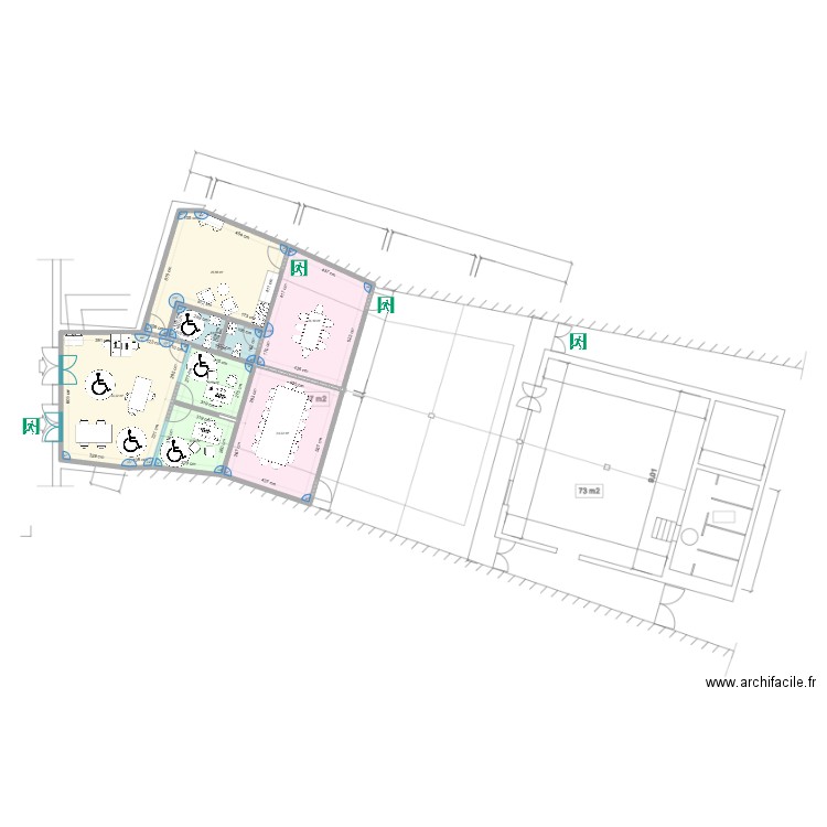 quillan 2.1. Plan de 7 pièces et 132 m2